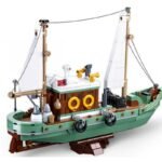 Конструктор Sluban Ветроходен Риболовен Кораб точен модел мащаб 1:35 610 ел. с 3 фигурки 48х33х7 - Image 2