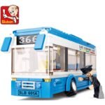 Конструктор Sluban Сити градски автобус 235 ел. с 3 фигурки 29х24х6 - Image 2