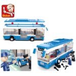 Конструктор Sluban Сити градски автобус 235 ел. с 3 фигурки 29х24х6 - Image 4