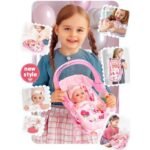 Кукла 36 см с музика 3в 1 пишкаща и с кошче за носене и може и като раница 40х23х10 - Image 2