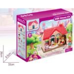 Къща с кукла люлка и животни 33х26х9