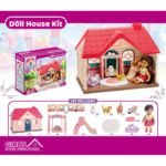 Къща с кукла люлка и животни 33х26х9 - Image 2