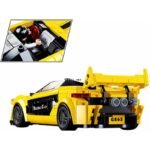 Конструктор Sluban Коли Състезателна кола Жълта 283 ел. с 2 фигурки точен модел мащаб 1:32 30х19х7 - Image 2