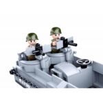 Конструктор Sluban Армия Десантен караб втора световна война с 3 фигурки 182 ел. 29х24х6 - Image 4