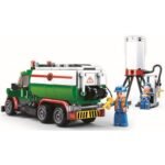Конструктор Sluban Сити Бензиновоз с Пълначна Станция 267 ел. с 2 фигурки 38х24х7 - Image 3