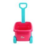 Количка с дълга дръжка 33 см и капак за дърпане голяма 38х28х22 - Image 2