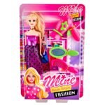 Кукла с фризьорски комплект 34х23х7