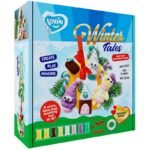 Направи си коледен венец жълт за елха със сладички неща форма и моделин