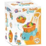 Количка коте с кошница с плодове в кутия 46 х 44 х 26 см