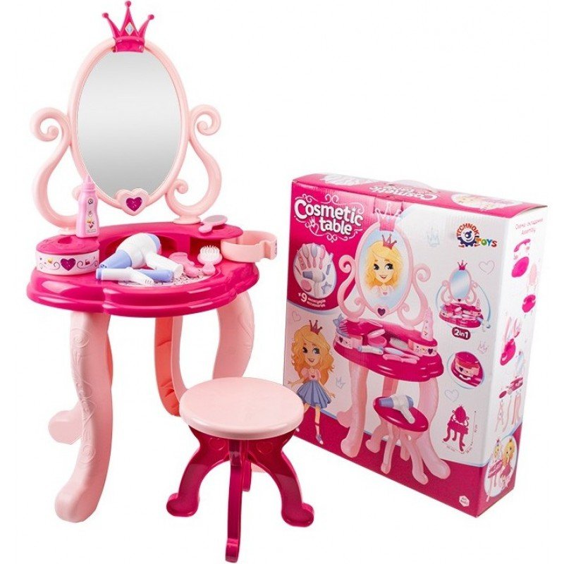 8683_3-800x800 Тоалетка голяма със стол и чекмеджета 57х49х16 - Image 1