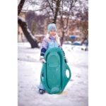 Шейна ергономична с отвори за захват и въже за теглене каки и зелено 85х57х15 издържа до 75 кг - Image 2