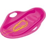 Шейна ергономична с отвори за захват и въже за теглене розова 85х57х15 издържа до 75 кг