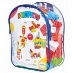 Конструктор едри части 100 елемента в раница с цип 26x15х35 - Image 2