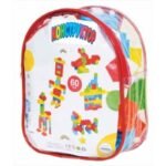 Конструктор едри части 60 елемента в раница с цип 30x12х23 - Image 2